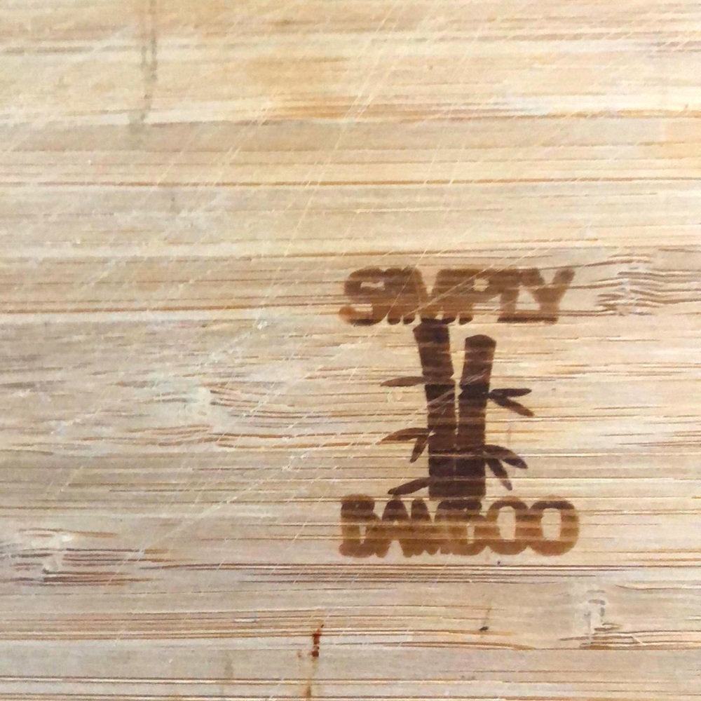 Simply Bamboo Wood Cutting Board 12x18